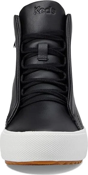 Keds Remi Mid Bootie Women's Shoes Black Leather : 8.5 B - Medium, Canvas - Image 5