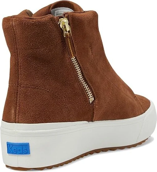 Keds Remi Mid Bootie Women's Shoes Chestnut Suede : 7.5 B - Medium, Canvas - Image 4