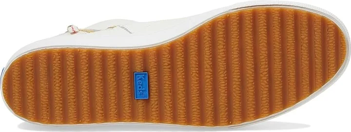 Keds Remi Mid Bootie Women's Shoes Off-White Leather : 8 B - Medium, Canvas - Image 3