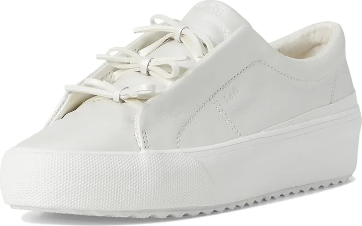 Keds Remi Mini Bow Women's Shoes White Pearlized Leather : 11 B - Medium, Rubber - Image 5