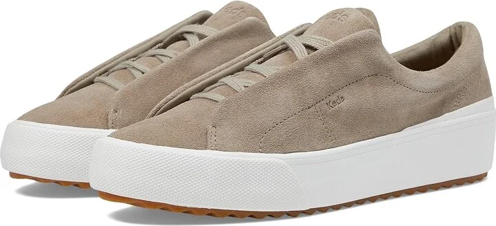Keds Remi Slip On Women's Shoes Taupe Suede : 6 B - Medium, Canvas