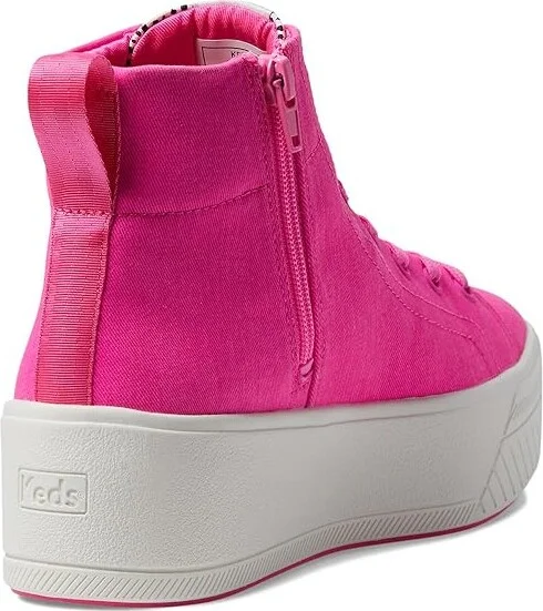 Keds Skyler Hi Lace Up Women's Shoes Fuchsia Canvas : 5.5 B - Medium - Image 4