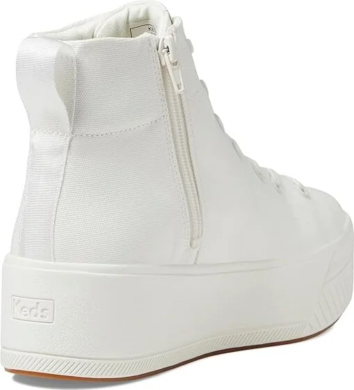 Keds Skyler Hi Lace Up Women's Shoes White Canvas : 9 B - Medium - Image 4