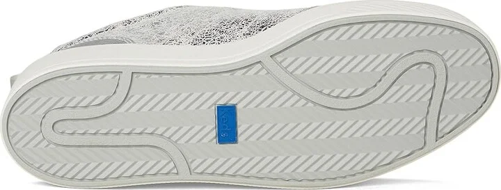 Keds Skyler II Lace-Up Women's Shoes Silver Distressed Metallic Leather : 8.5 B - Medium - Image 3