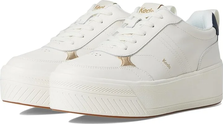 Keds Skyler II Lace-Up Women's Shoes Snow White/Navy Leather : 6.5 B - Medium