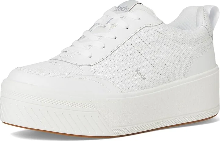 Keds Skyler II Lace-Up Women's Shoes White Leather : 9.5 B - Medium - Image 5
