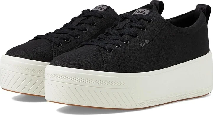 Keds Skyler Lace Up Women's Shoes Black Canvas : 6.5 B - Medium