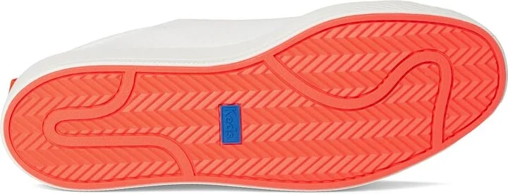Keds Skyler Lace-Up Women's Shoes Snow White/Coral Outsole : 10 B - Medium, Canvas - Image 3