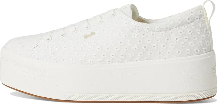Keds Skyler Lace-Up Women's Shoes Snow White Eyelet : 7 B - Medium, Canvas - Image 6
