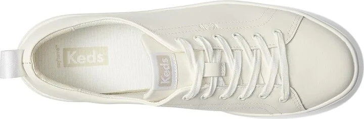Keds Skyler Lace Up Women's Shoes White Leather : 5.5 B - Medium, Canvas - Image 2
