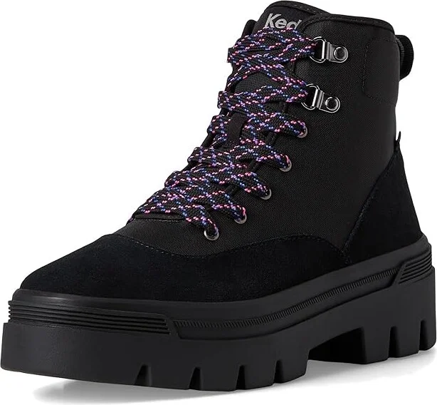 Keds Soho Boots Women's Boots Black Nylon/Suede : 6 B - Medium - Image 5