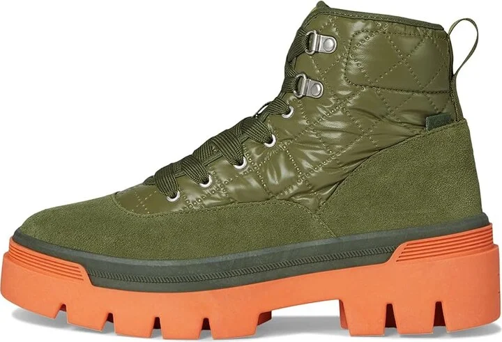 Keds Soho Boots Women's Boots Green/Coral Quilted Nylon : 6.5 B - Medium - Image 6