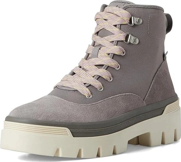 Keds Soho Boots Women's Boots Grey Nylon/Suede : 7.5 B - Medium, Cotton/Lace/Nylon - Image 5