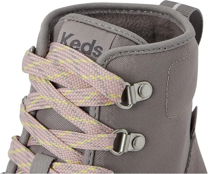 Keds Soho Boots Women's Boots Grey Nylon/Suede : 7.5 B - Medium, Cotton/Lace/Nylon - Image 7