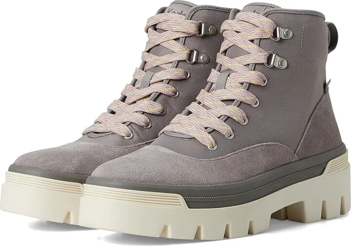 Keds Soho Boots Women's Boots Grey Nylon/Suede : 7.5 B - Medium, Cotton/Lace/Nylon