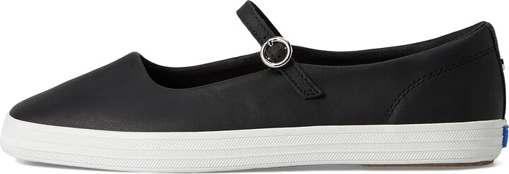 Keds Square Toe Mary Jane Women's Shoes Black Leather : 7.5 B - Medium, Polyester - Image 6