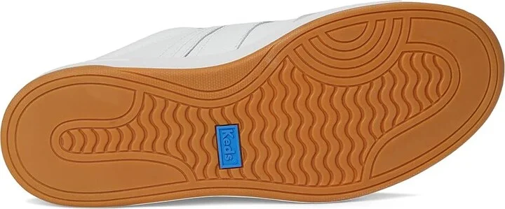 Keds The Court II Women's Shoes White/Grey Leather/Suede : 10 B - Medium - Image 3