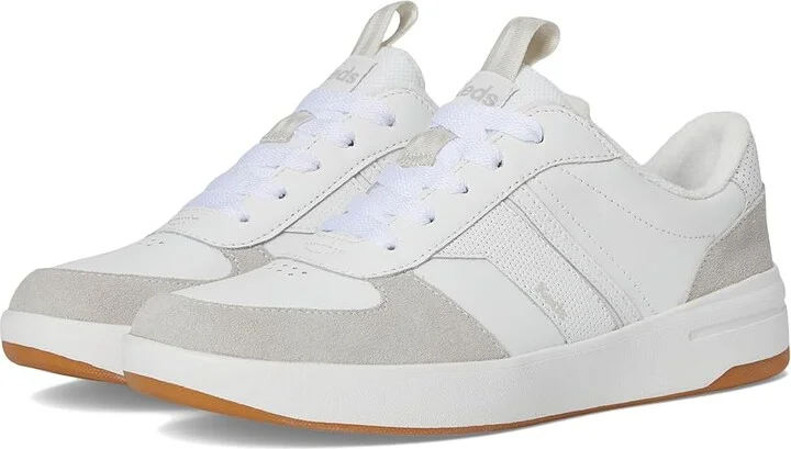 Keds The Court II Women's Shoes White/Grey Leather/Suede : 10 B - Medium