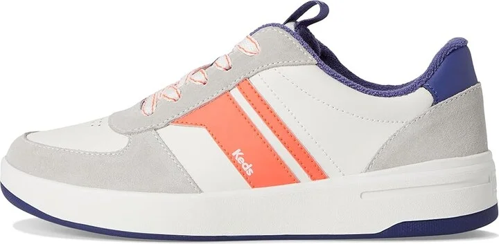 Keds The Court II Women's Shoes White/Navy/Red Leather/Suede : 6 B - Medium - Image 6