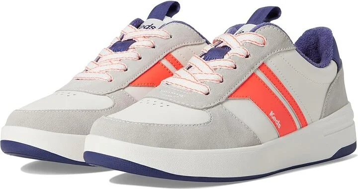Keds The Court II Women's Shoes White/Navy/Red Leather/Suede : 6 B - Medium