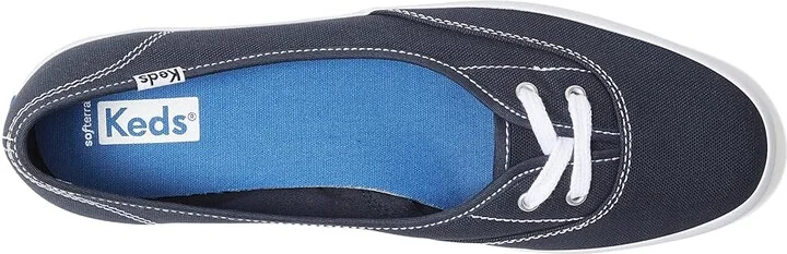 Keds The Mini Slip On Women's Shoes Navy : 5 B - Medium, Textile - Image 2