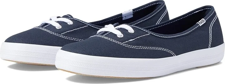 Keds The Mini Slip On Women's Shoes Navy : 5 B - Medium, Textile
