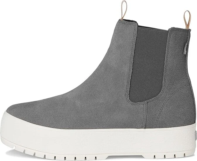 Keds The Platform Chelsea Lug Women's Boots Grey Suede : 8 B - Medium, Suede/Synthetic - Image 6