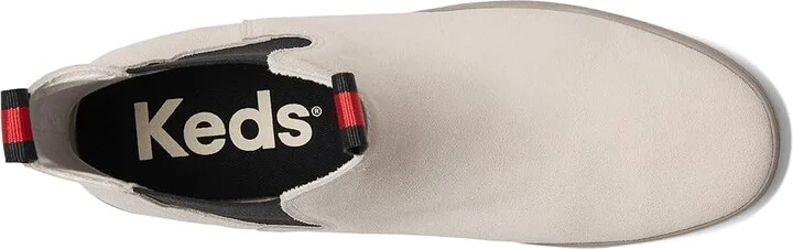 Keds The Platform Chelsea Lug Women's Boots Off-White/Black Suede : 10 B - Medium, Suede/Synthetic - Image 2