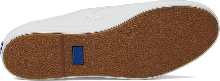 Keds The Platform Lace Up Women's Shoes White : 5 B - Medium, Leather - Image 3