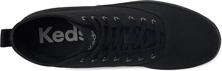 Keds The Platform Mid Lug Women's Boots Black/Black Canvas : 8 B - Medium - Image 2