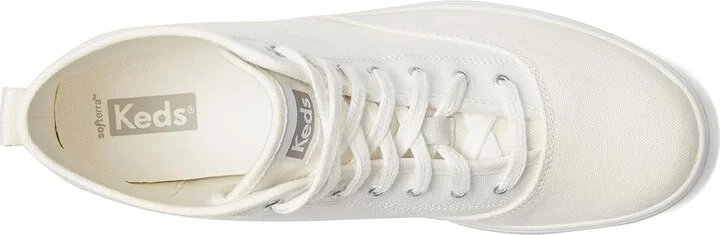 Keds The Platform Mid Lug Women's Boots Snow White Canvas : 5 B - Medium - Image 2