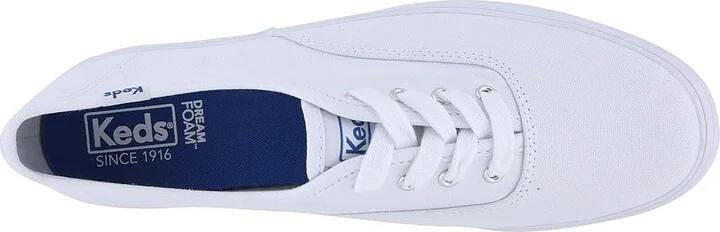 Keds Triple Core Women's Lace up casual Shoes White Canvas : 5 B - Medium - Image 3