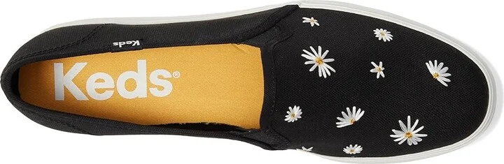 Keds Triple Decker Women's Shoes Black Canvas : 5 B - Medium, Textile - Image 2