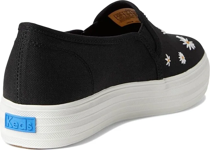 Keds Triple Decker Women's Shoes Black Canvas : 5 B - Medium, Textile - Image 4