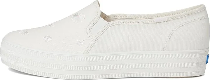 Keds Triple Decker Women's Shoes Snow White Canvas : 7 B - Medium, Textile - Image 6