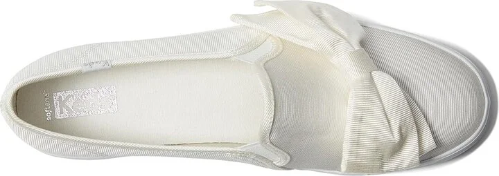 Keds Triple Decker Women's Shoes White Bow Celebrations : 8.5 B - Medium, Textile - Image 2