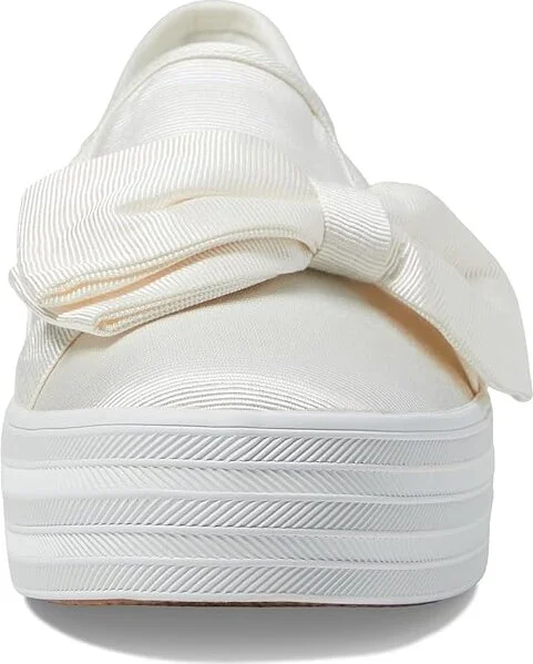 Keds Triple Decker Women's Shoes White Bow Celebrations : 8.5 B - Medium, Textile - Image 5