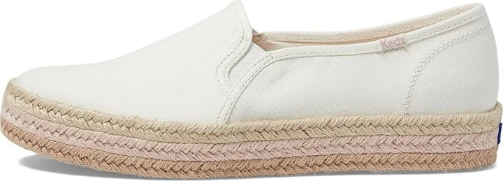 Keds Triple Decker Women's Shoes White/Multi Jute Foxing : 6.5 B - Medium, Textile - Image 6