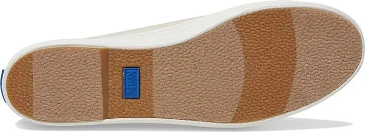 Keds Triple Kick Canvas Women's Lace up casual Shoes Gold Metallic Textile : 5 B - Medium - Image 3