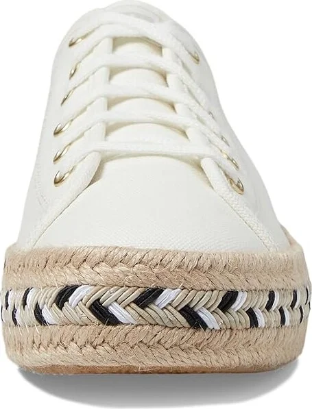 Keds Triple Kick Canvas Women's Lace up casual Shoes Natural Jute Braid Foxing : 9.5 B - Medium - Image 5