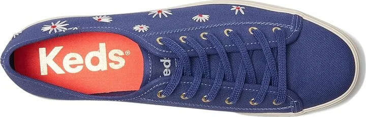 Keds Triple Kick Canvas Women's Shoes Navy Canvas : 8.5 B - Medium, Textile - Image 2