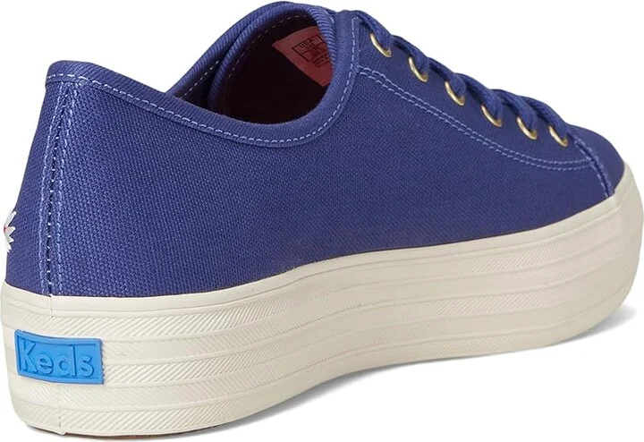 Keds Triple Kick Canvas Women's Shoes Navy Canvas : 8.5 B - Medium, Textile - Image 4