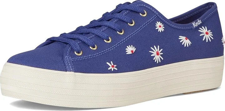 Keds Triple Kick Canvas Women's Shoes Navy Canvas : 8.5 B - Medium, Textile - Image 5