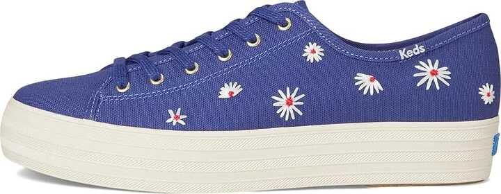Keds Triple Kick Canvas Women's Shoes Navy Canvas : 8.5 B - Medium, Textile - Image 6