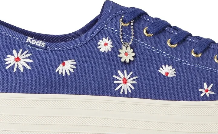 Keds Triple Kick Canvas Women's Shoes Navy Canvas : 8.5 B - Medium, Textile - Image 7
