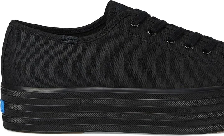 Keds Triple Up Canvas Women's Shoes Black/Black Canvas : 8.5 B - Medium - Image 7