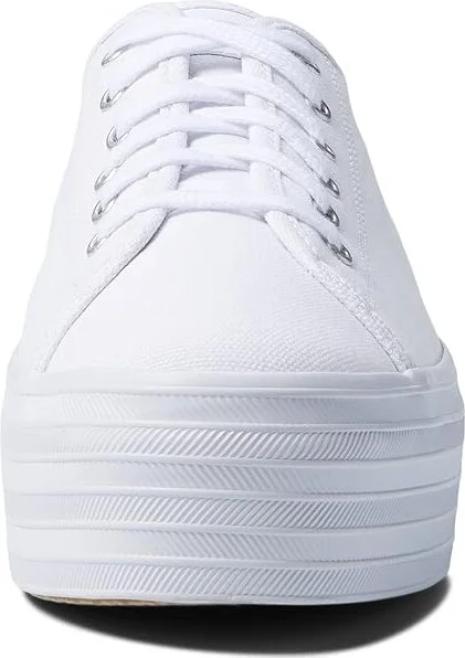 Keds Triple Up Canvas Women's Shoes White : 5 B - Medium - Image 5
