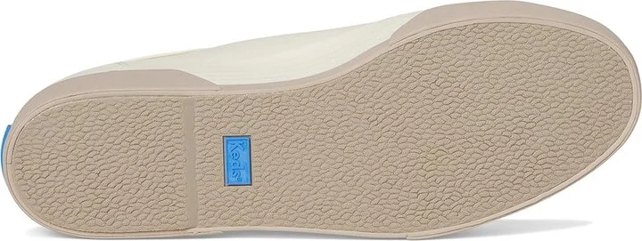 Keds Triple Up Leather Women's Shoes Off-White/Taupe Bumper Foxing Stripe : 9.5 B - Medium - Image 3