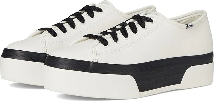 White,black Bumper Foxing Stripe