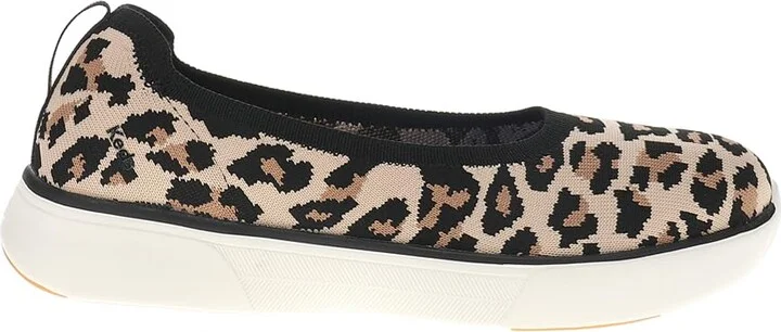 Tan/Black Leopard Eng Knit